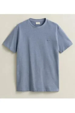 GANT Two-Toned Piquè T-Shirt vintage blue Regular Fit