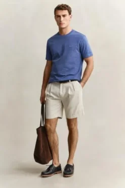 GANT Washed T-Shirt vintage blue Regular Fit