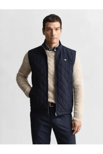 GANT Windcheater Weste evening blue Regular Fit