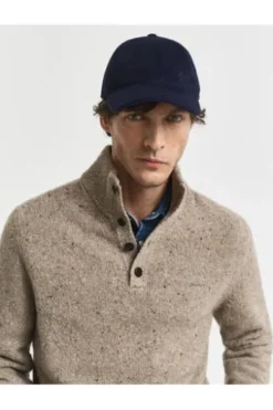 GANT Wollmix Troyer sand melange Regular Fit