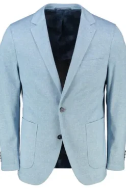 GEBR. WEIS Jersey Sakko Carlos hellblau