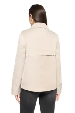 GIL BRET Jacke silver beige in Trench-Optik