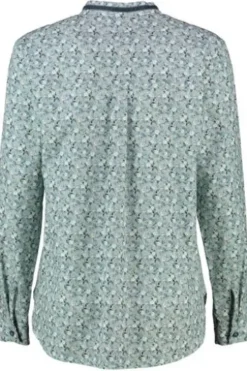 HAMMERSCHMID Bluse Gloria blau geblümt