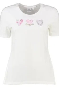 HAMMERSCHMID Shirt Herz weiß