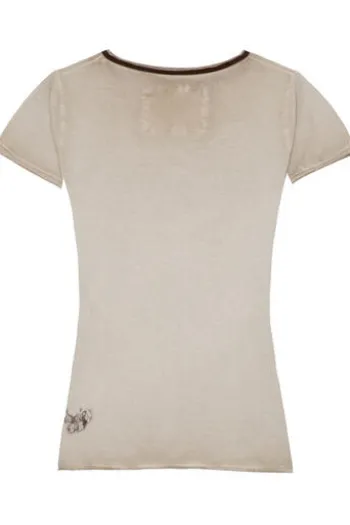HANGOWEAR Trachten-Shirt beige Kurzarm Ferike