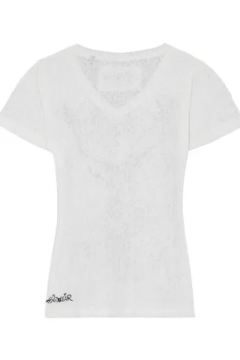 HANGOWEAR Trachten-Shirt offwhite Kurzarm Flicka