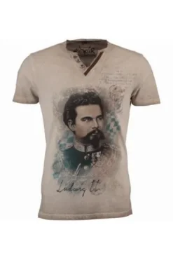 HANGOWEAR T-Shirt grau bedruckt Almont