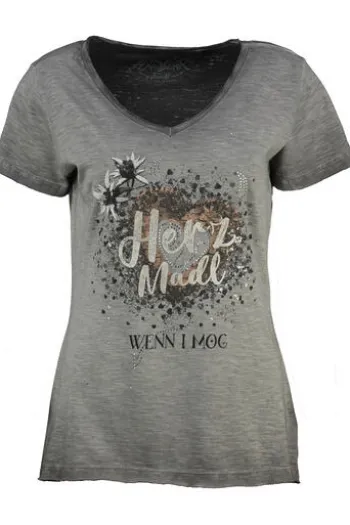 HANGOWEAR T-Shirt grau Dottie