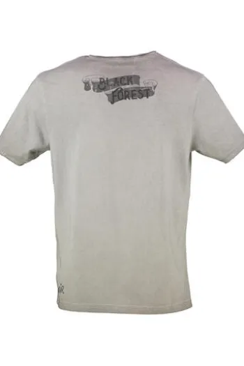 HANGOWEAR T-Shirt grau Kurzarm Rocking Schwarzwald