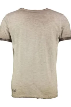 HANGOWEAR T-Shirt grau Kurzarm Durst Bleibt
