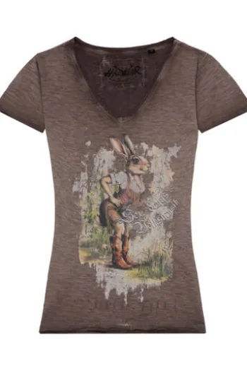 HANGOWEAR T-Shirt Gretchen braun