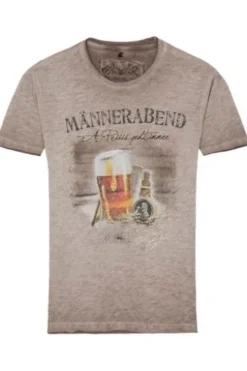 HANGOWEAR T-Shirt Männerabend Bavaria beige Kurzarm