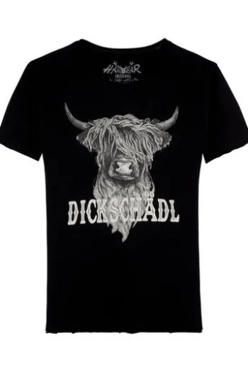 HANGOWEAR T-Shirt Qani Men schwarz Kurzarm