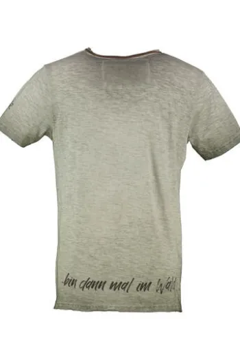 HANGOWEAR T-Shirt Quinn oliv Printmotiv