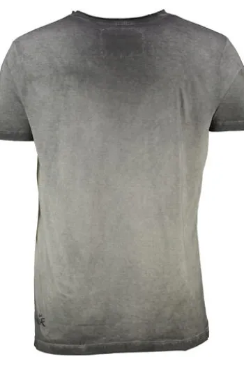 HANGOWEAR T-Shirt Ski Hirsch Grau Printmotiv