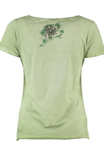 HANGOWEAR T-Shirt Wiara salbei in Oil-washed Optik