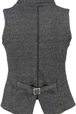 HANGOWEAR Weste grau Kurzarm Jamila