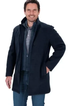 Herren Mantel: PIERRE CARDIN Kurzmantel marine