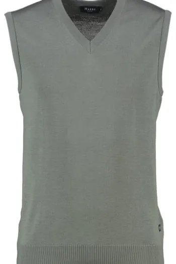 Herren-Pullunder MAERZ Pullunder foggy teal