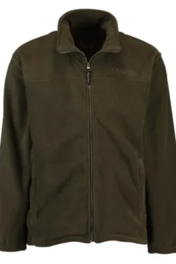 HUBERTUS Fleece-Jacke oliv