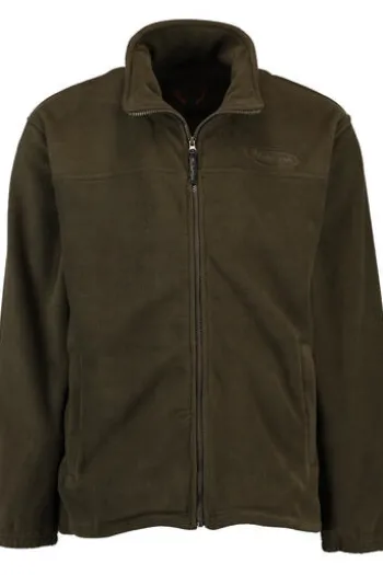 HUBERTUS Fleece-Jacke oliv