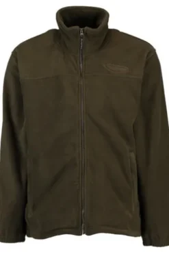 HUBERTUS Fleece-Jacke oliv
