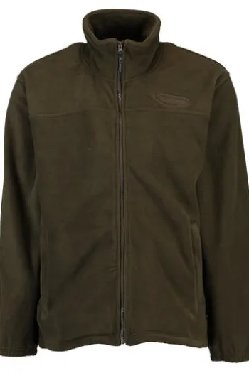 HUBERTUS Fleece-Jacke oliv