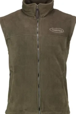 HUBERTUS Fleece-Weste oliv