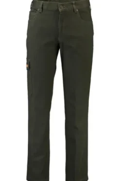 HUBERTUS Jagd-Five-Pocket-Jeans grün mit Beintasche