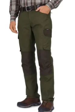 HUBERTUS Jagd-Hose oliv winddicht, wasserdicht, atmungsaktiv