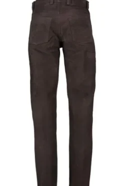 HUBERTUS Jagd-Lederhose braun Five-Pocket-Form