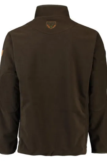 HUBERTUS Warn-Wende-Fleece-Jacke Pirsch oliv atmungsaktiv