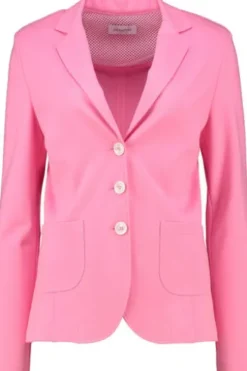JUST WHITE Jersey-Blazer hellpink weiche Stretch-Qualität