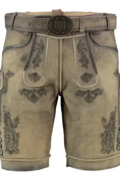 KRÜGER BUAM Lederhose beige Rob