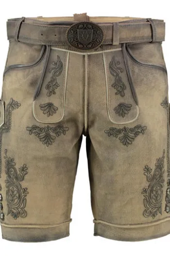 KRÜGER BUAM Lederhose beige Rob
