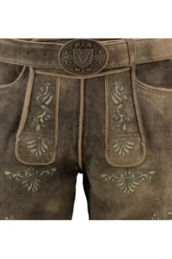 KRÜGER BUAM Lederhose braun Rob