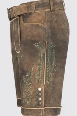 KRÜGER BUAM Lederhose braun Rob
