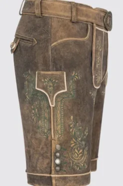 KRÜGER BUAM Lederhose braun Rob