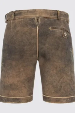 KRÜGER BUAM Lederhose braun Rob