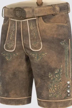 KRÜGER BUAM Lederhose braun Rob