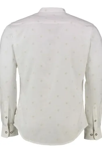 KRÜGER BUAM Trachtenhemd weiss Slim Fit Ingo
