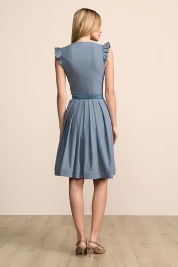 KRÜGER COLLECTION Mini Dirndl hellblau Isalyn (60 cm)