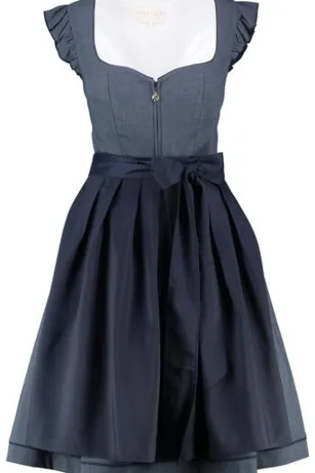 KRÜGER COLLECTION Mini Dirndl marine Isalyn (60 cm)