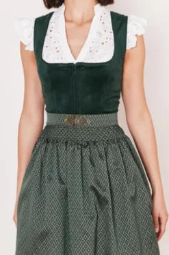 KRÜGER Dirndl grün Alisah 50 cm Mini-Dirndl