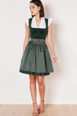 KRÜGER Dirndl grün Alisah 50 cm Mini-Dirndl