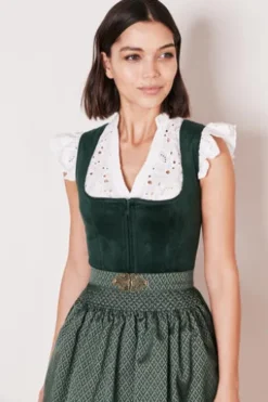 KRÜGER Dirndl grün Alisah 50 cm Mini-Dirndl