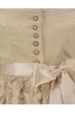 KRÜGER DIRNDL Mini Dirndl beige geblümt Florenz