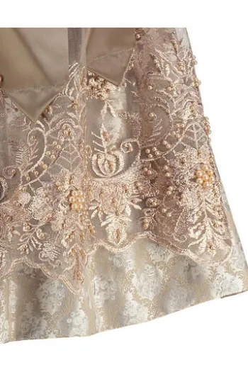 KRÜGER MADL Dirndl beige Paisleymuster Marcy