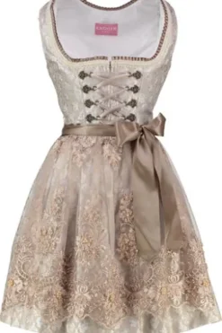 KRÜGER MADL Dirndl beige Paisleymuster Marcy