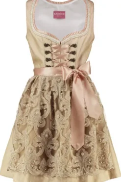 KRÜGER MADL Dirndl beige Paisleymuster Evilina
